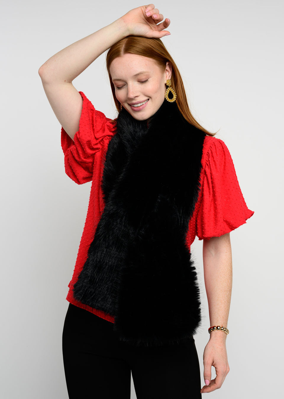 FAUX FUR SCARF