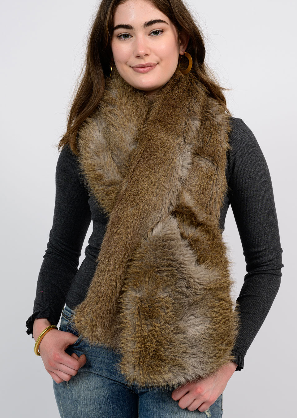 FAUX FUR SCARF