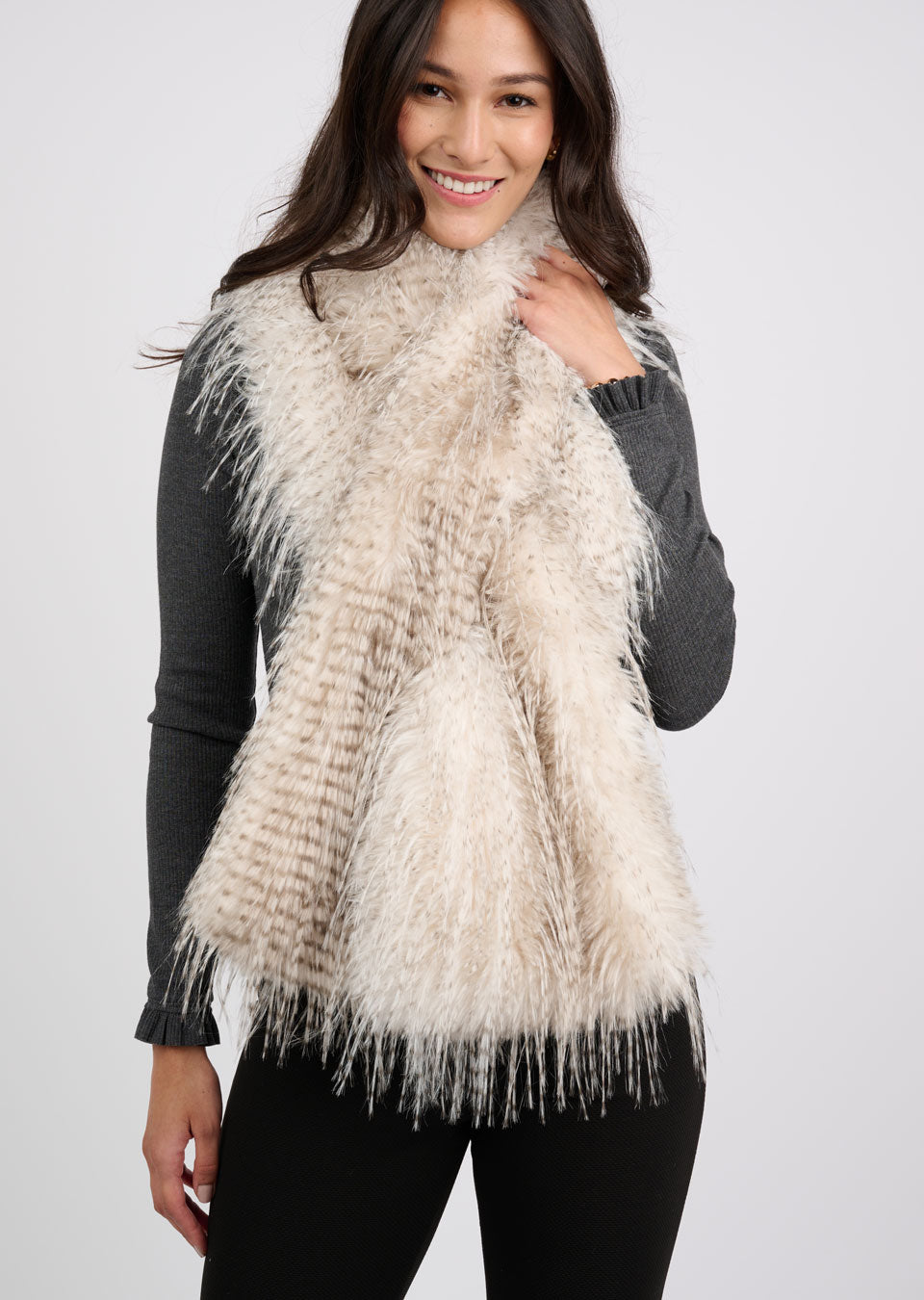 FAUX FUR SCARF