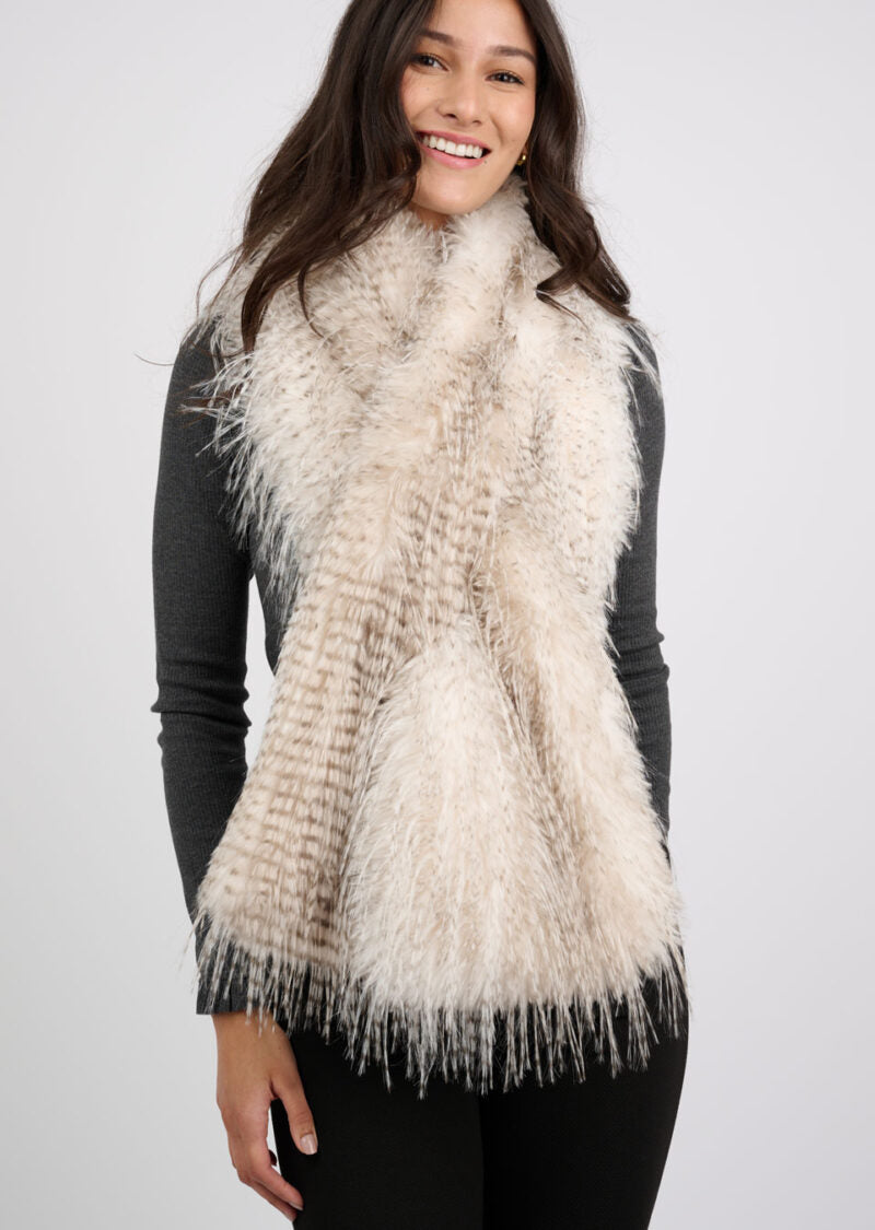 FAUX FUR SCARF