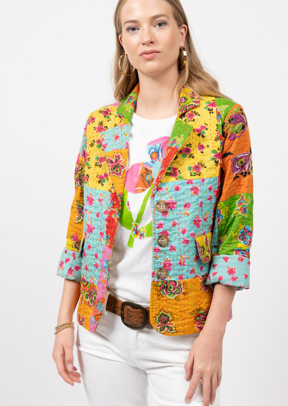 KANTHA PATCHWORK BLAZER