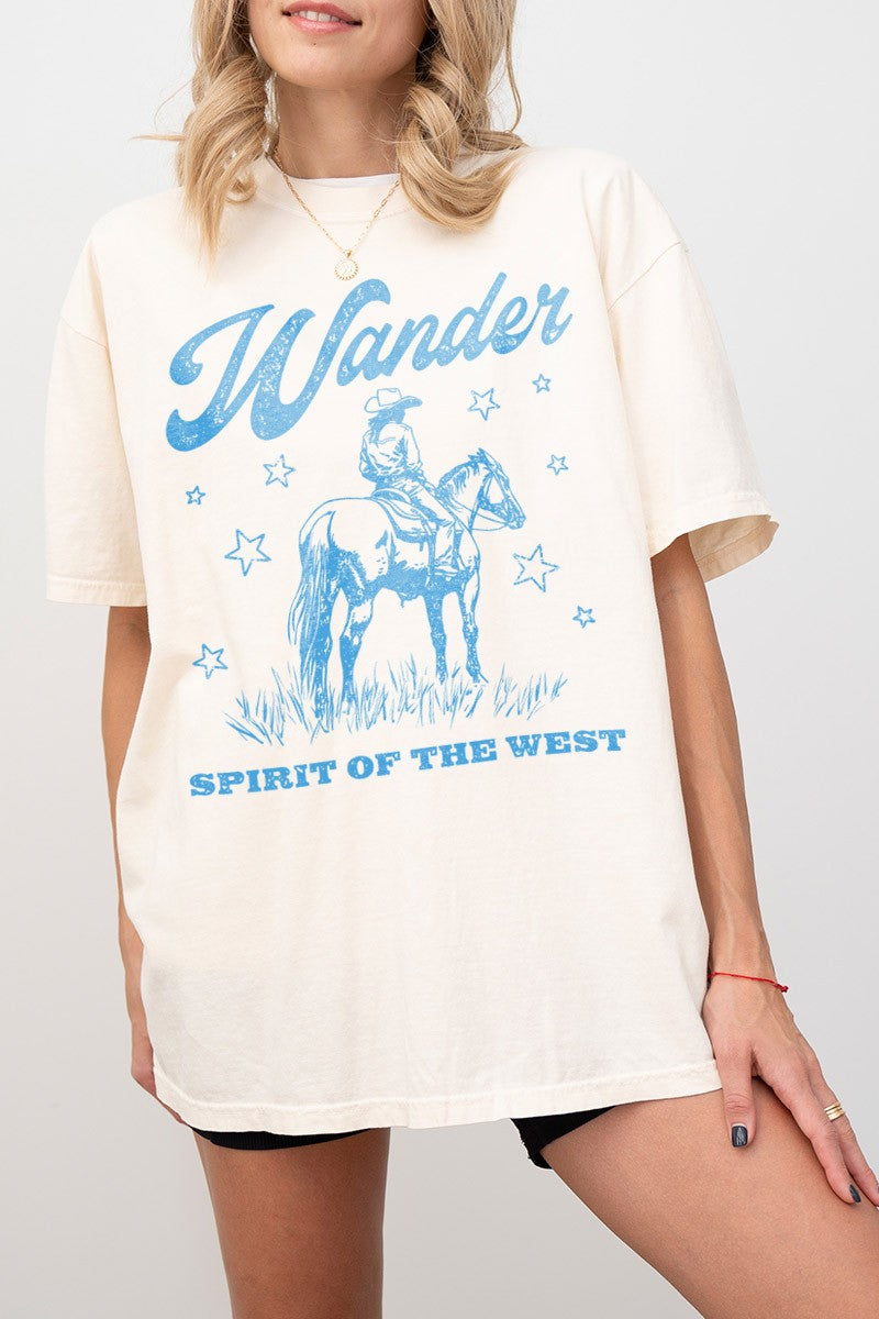 Wander Cowgirl tee