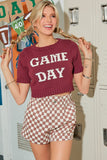 GAME DAY CROPPED SWEATER TOP