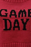 GAME DAY CROPPED SWEATER TOP