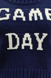 GAME DAY CROPPED SWEATER TOP