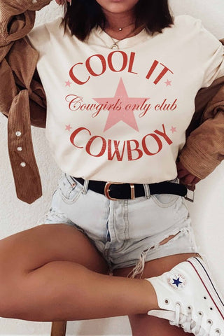 COOL IT COWBOY GRAPHIC TEE