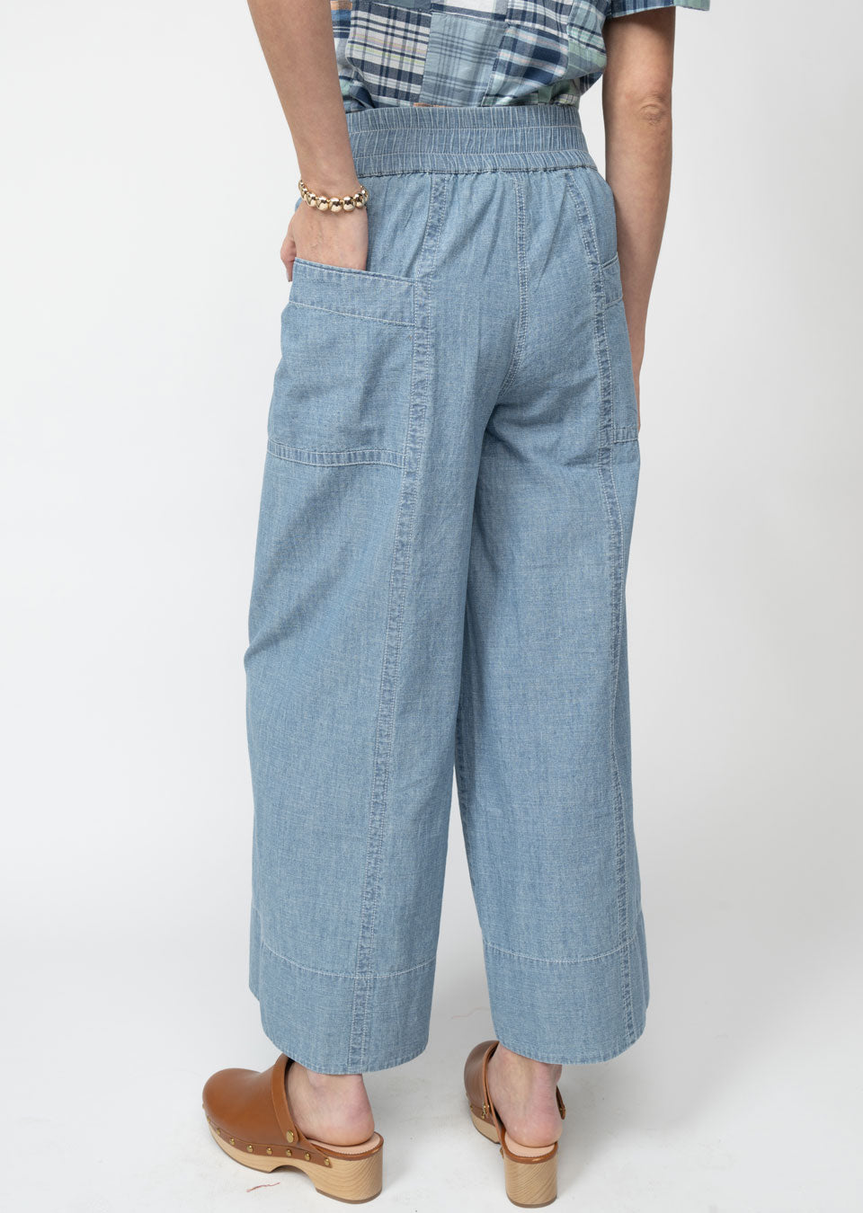 DRAWSTRING CROP PANT