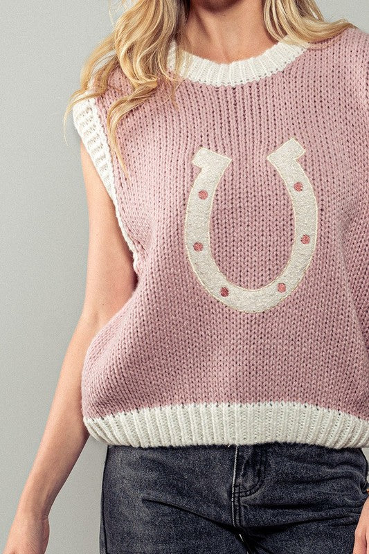 Horseshoe Sweater Vest