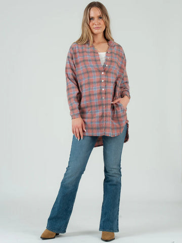 KERI PLAID TUNIC