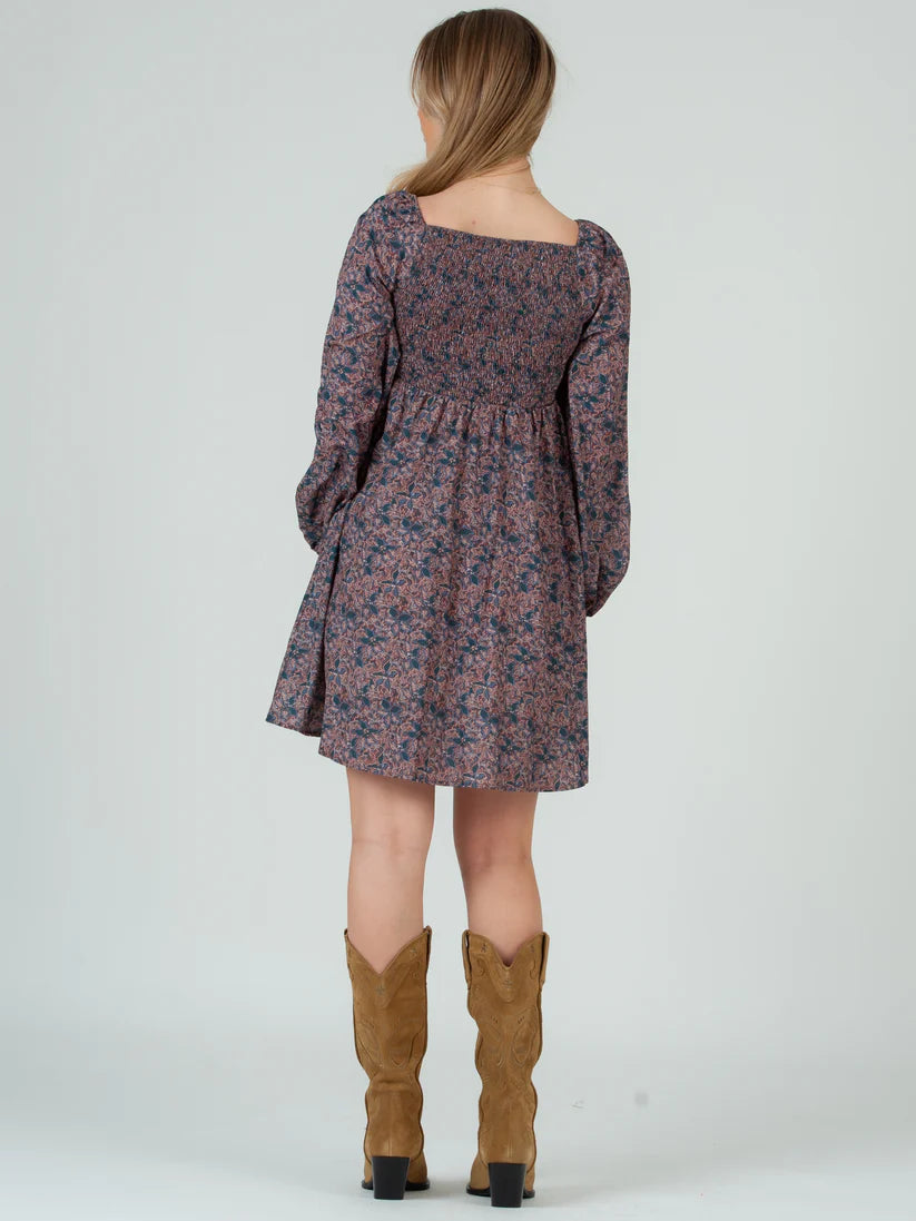 LANEY TIE FRONT BOHO DRESS