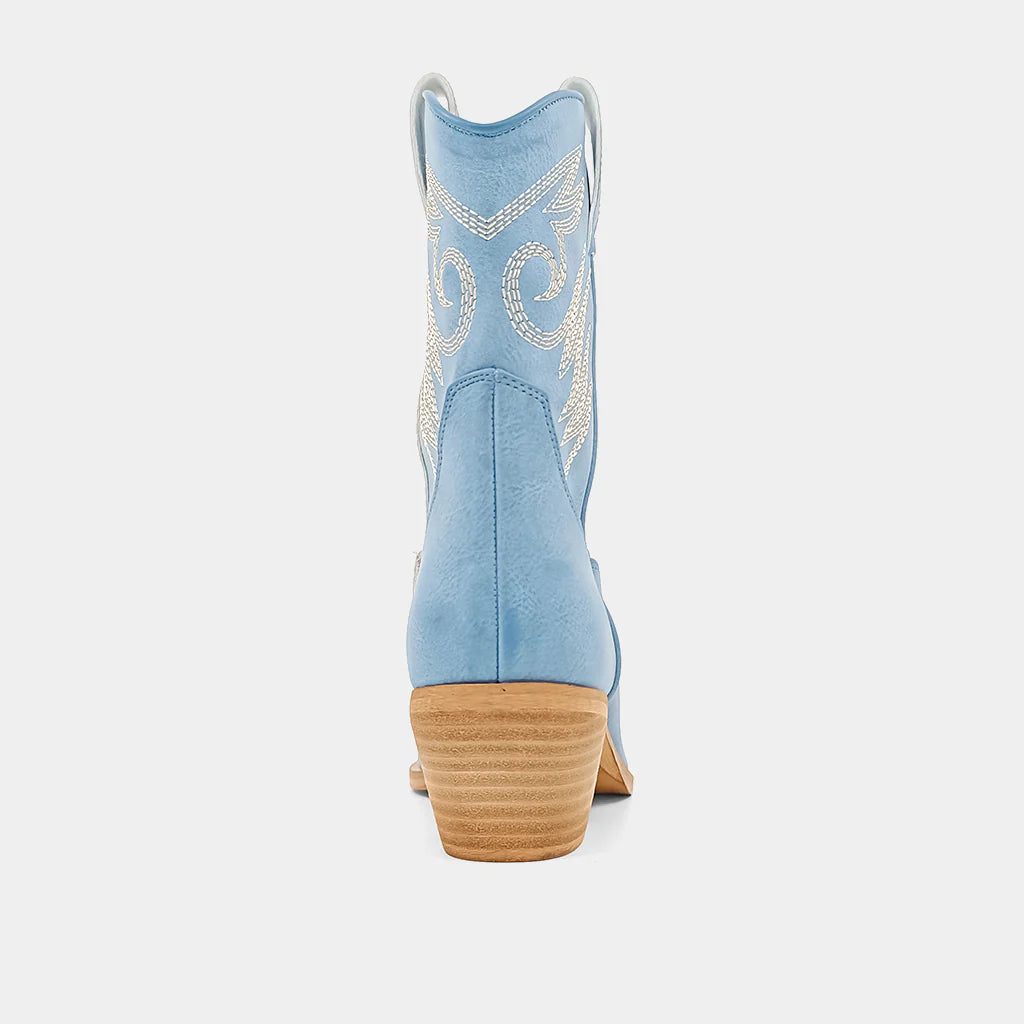 ZAHARA SKY BLUE BOOTIE