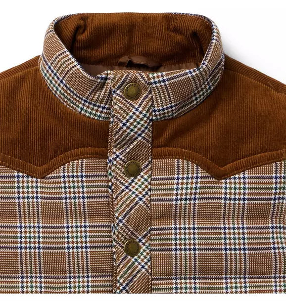 The Western Plaid Vest