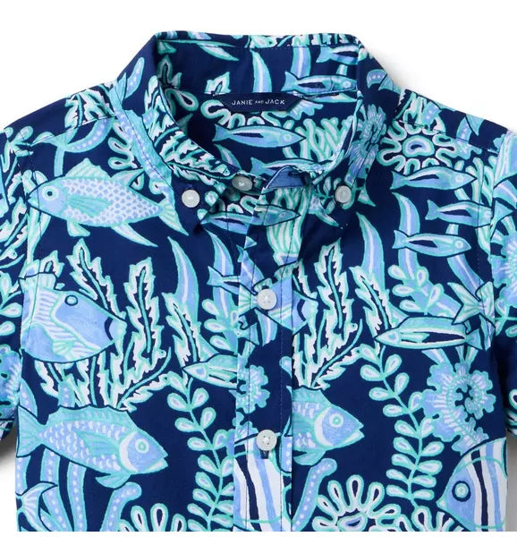 Poplin Fish Shirt