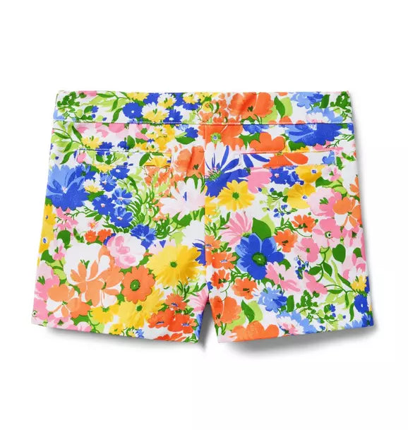 FLORAL CANVAS SHORT