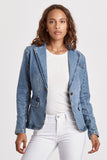 MINAH DENIM BLAZER JACKET