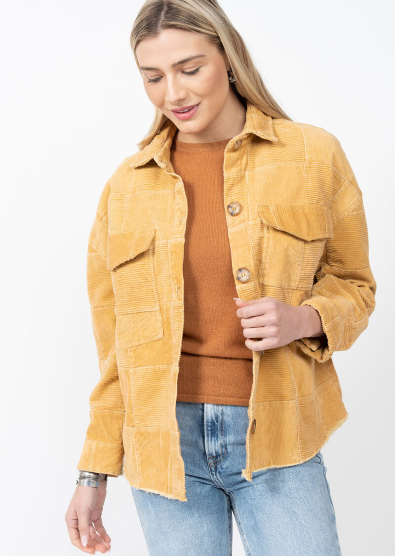 Patch Corduroy Jacket